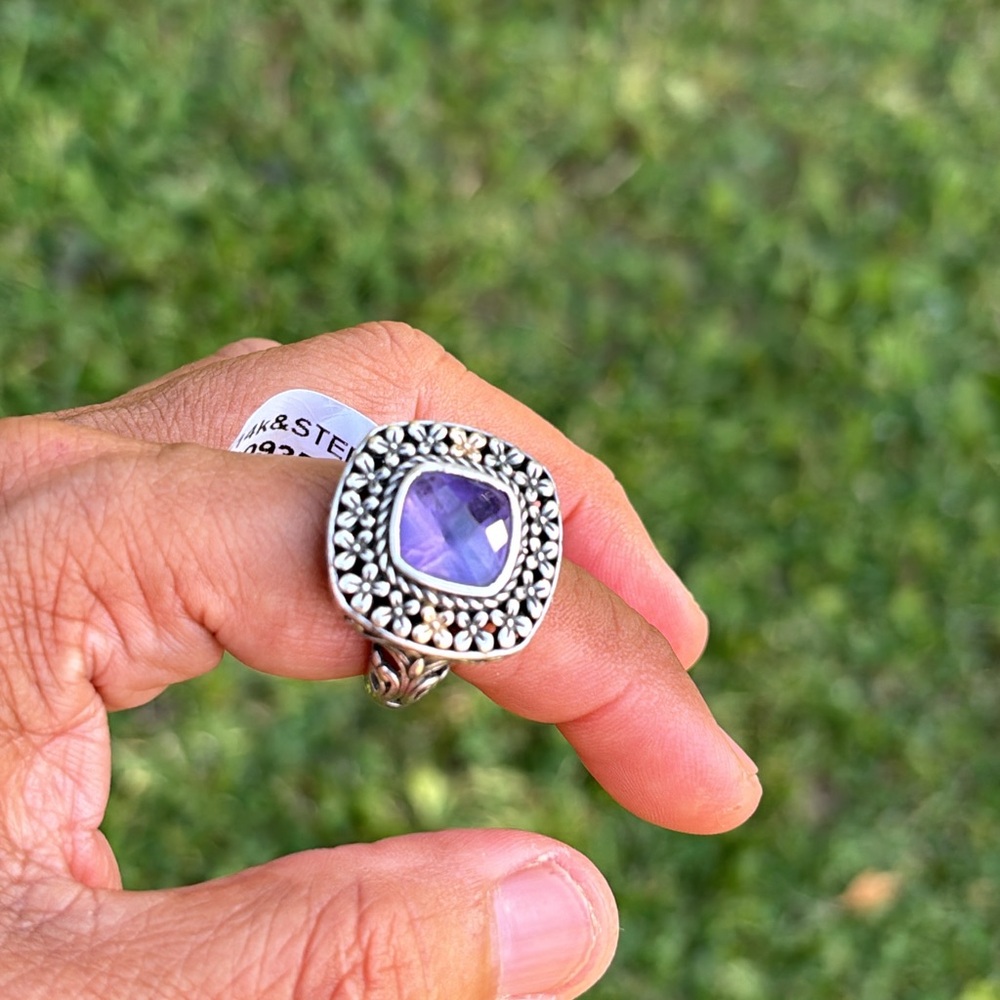 Vintage Custom-Made, Solid Sterling Silver And So… - image 4